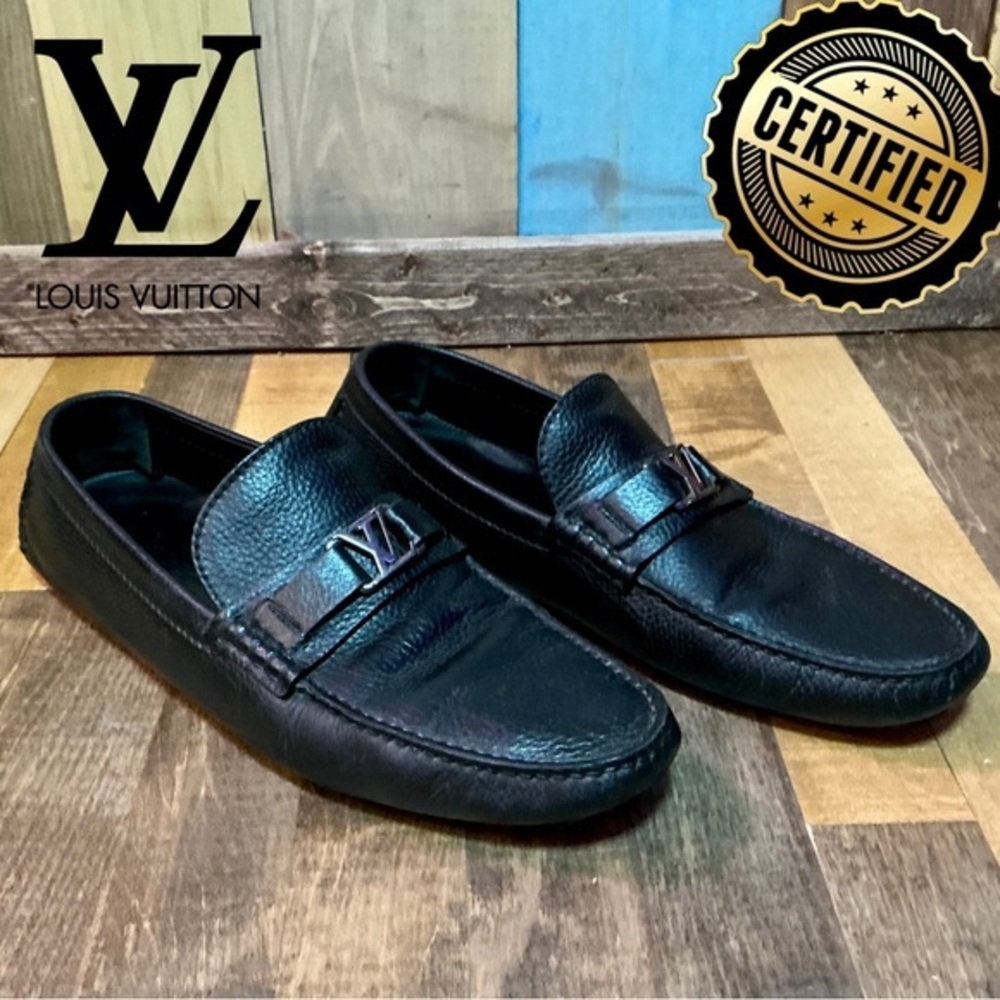 Louis Vuitton Black Loafers men’s US 9.5 🌟😍🫦